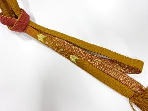 正絹　撚り房　手組帯締め